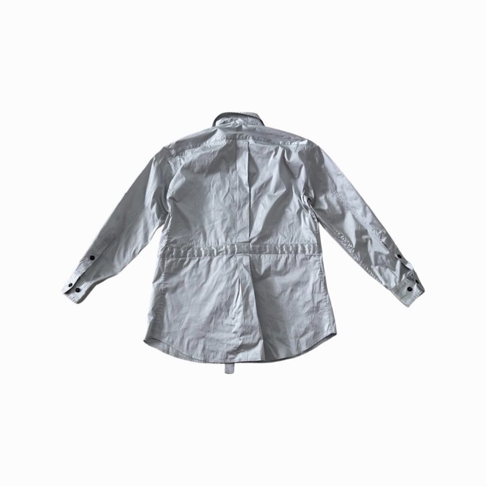 Yves Saint Laurent metallic silver spring jacket size 40 US M - Picture 2 of 5